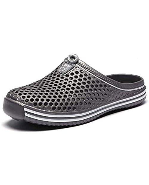 HMAIBO Garden Clogs Shoes Women's Men's Breathable Mule Sandals Water Slippers Footwear