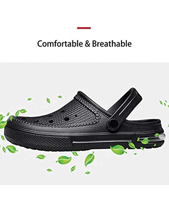 YHOON Unisex Garden Clogs Shoes | Water Shoes | Comfortable Slip on Shoes Air Cushion Slippers
