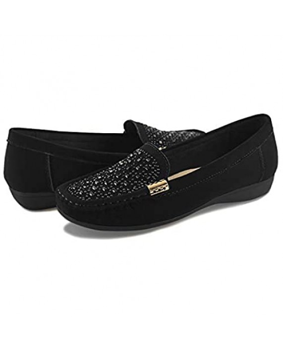 JABASIC Women's Slip-on Loafers Flat Casual Driving Shoes