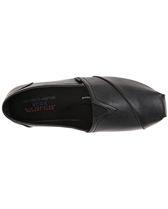 Skechers for Work Women's Kincaid II Slip On Slip Resistant Loafer
