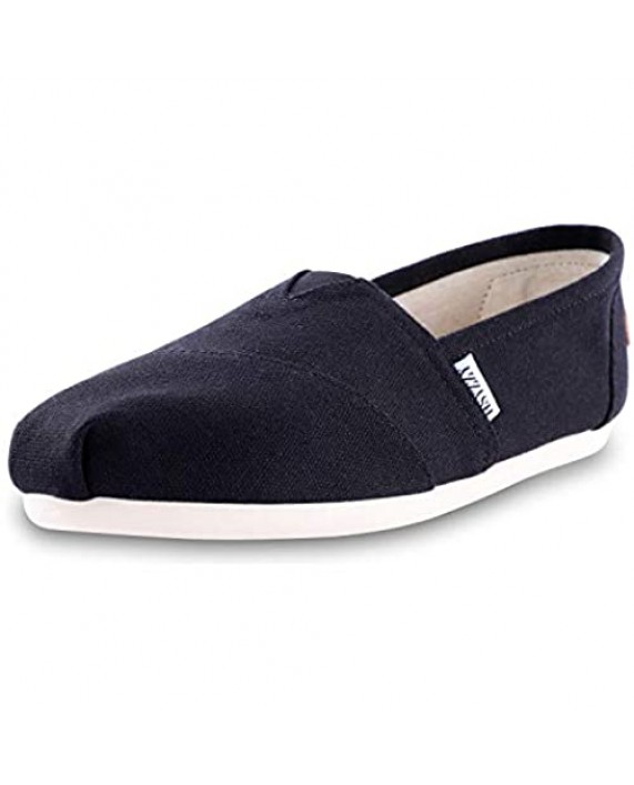 Women's Canvas Shoes Slip-on Ballet Flats Classic Casual Sneakers Daily Loafers