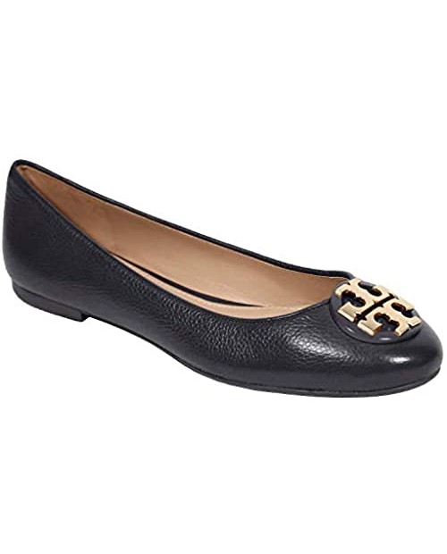 Tory Burch Tumbled Leather Claire Ballet Flat