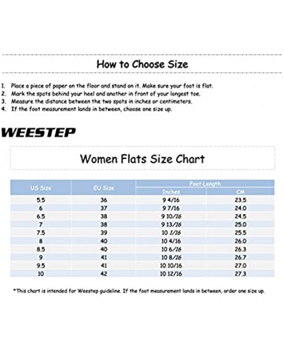 Weestep Women Lightweight Comfort Knit Ballerina Flats
