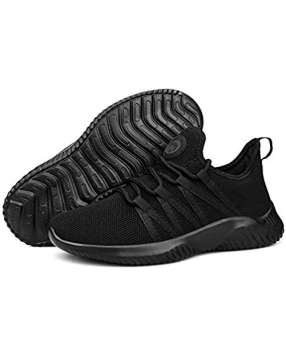 Feethit Womens Slip On Running Shoes Non Slip Walking Shoes Lightweight Gym Fashion Sneakers