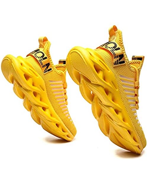 GSLMOLN Men's Women's Slip on Breathable Walking Shoes Ultra Lightweight Casual Sport Gym Fashion Sneakers