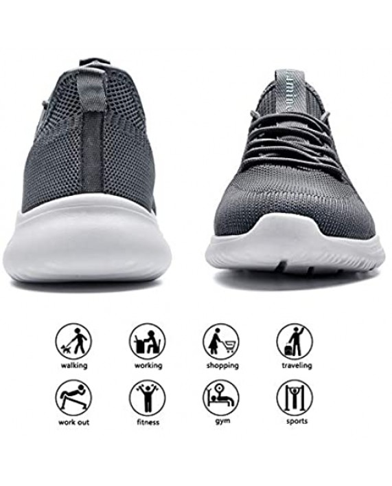 Lamincoa Womens Tennis Shoes - Slip On Lightweight Comfort Casual Memory Foam Sneakers for Work Walking Gym