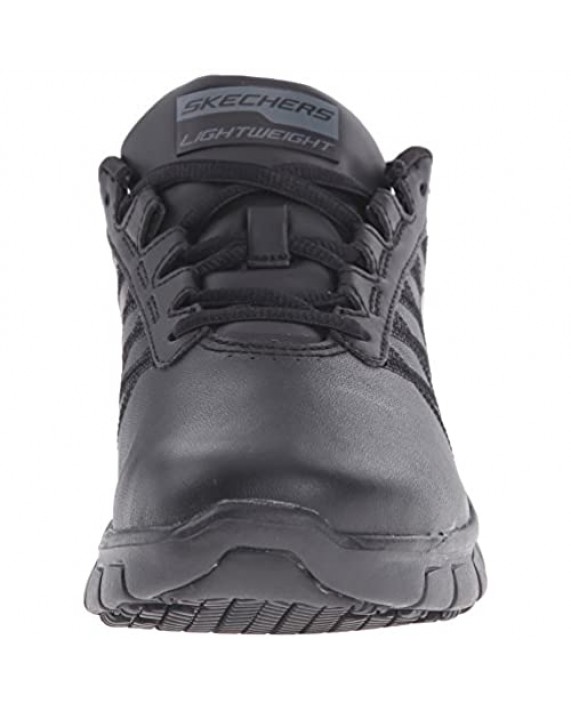 Skechers for Work Women's Sure Track Erath Athletic Lace Slip Resistant Boot