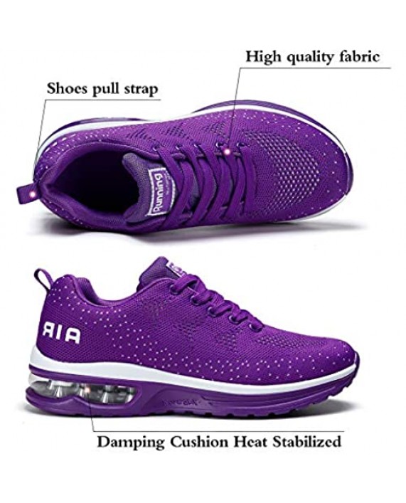 STQ Women's Running Shoes Breathable Air Cushion Sneakers