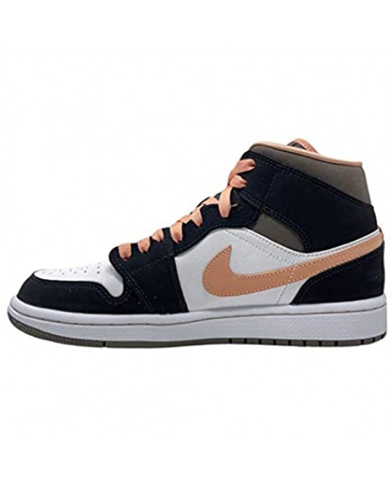 Nike Jordan 1 Mid Peach Mocha Women Black/Brown/Peach DH0210-100