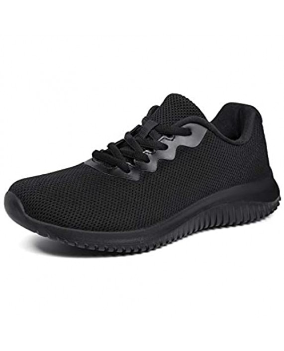 Akk Womens Lightweight Walking Shoes - Comfort Tennis Fashion Sneaker Casual Lace Up Non Slip Athletic Shoes for Gym Running Work Out