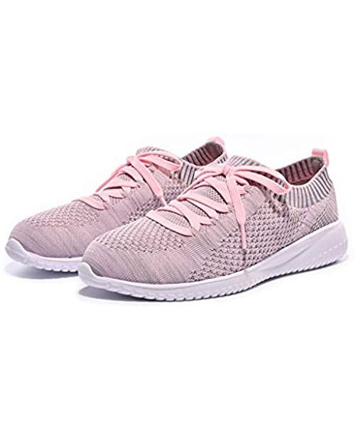 Breifola-4 Women's Slip-On Walking Shoes Running Tennis Mesh-Comfortable Lightweight Sneakers