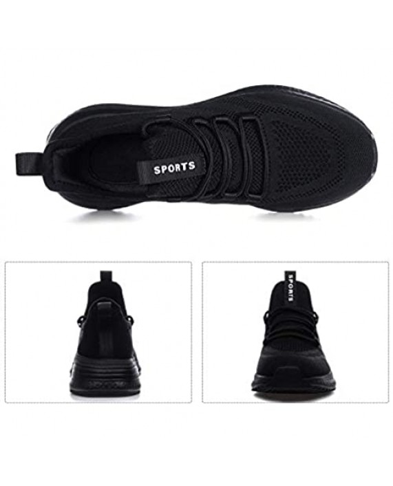 IPETSUN Women's Running Walking Shoes - Lightweight Memory Foam Sole Gym Tennis Breathable Mesh Sneakers Casual Shoes