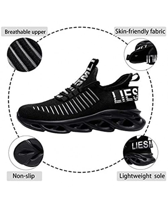koppu Mens Womens Ultra Lightweight Slip-on Running Walking Shoes Fashion Sneakers Sport Shoes Casual Gym for Unisex Athletic Tennis Non-Slip Shoes