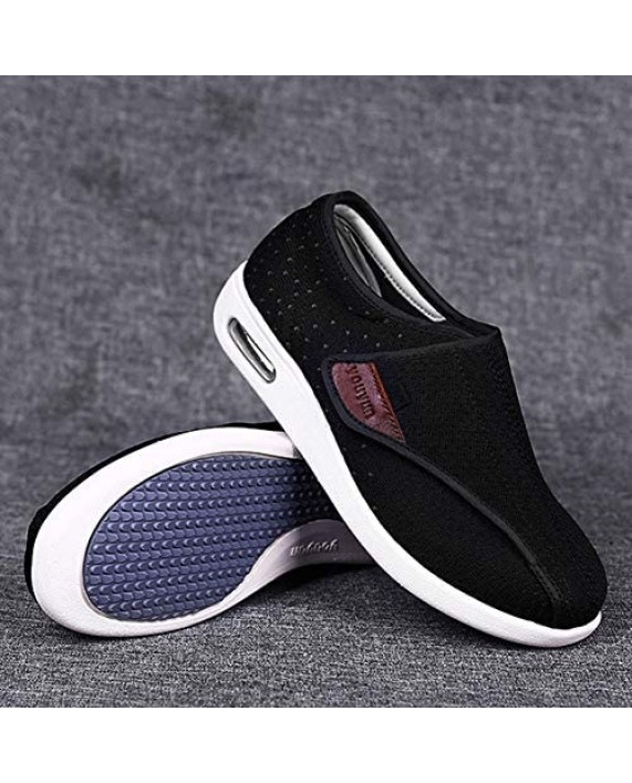 Orthoshoes Women's Diabetic Walking Shoes Comfort for Elderly Womens Edema Swollen Feet Breathable Mesh Supportive Sneakers Lightweight Adjustable Strap Plantar Fasciitis Slippers
