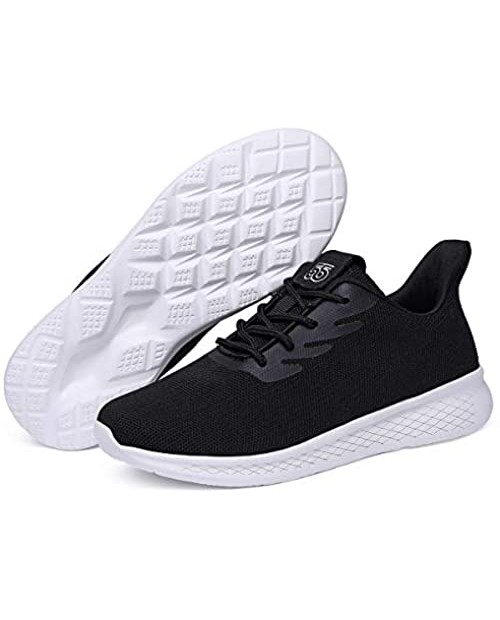 ZYEN Tennis Walking Shoes Women Athletic Running Sneakers-Casual Lace Up Lightweight Travel Work Shoe