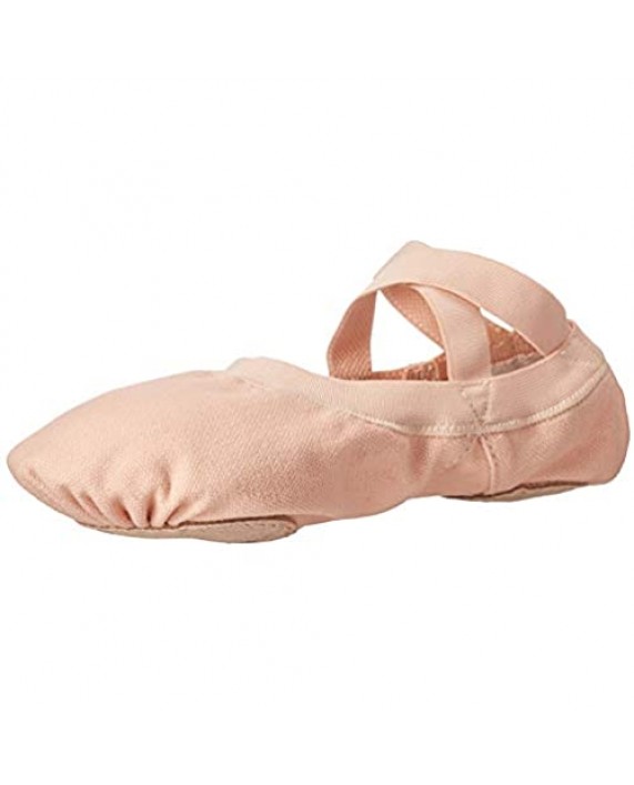 Bloch Dance Women's Pro Elastic Canvas Split Sole Ballet Shoe/Slipper