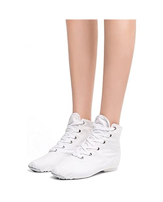 MSMAX Jazz Dancing Sneakers Dance Practice Boots