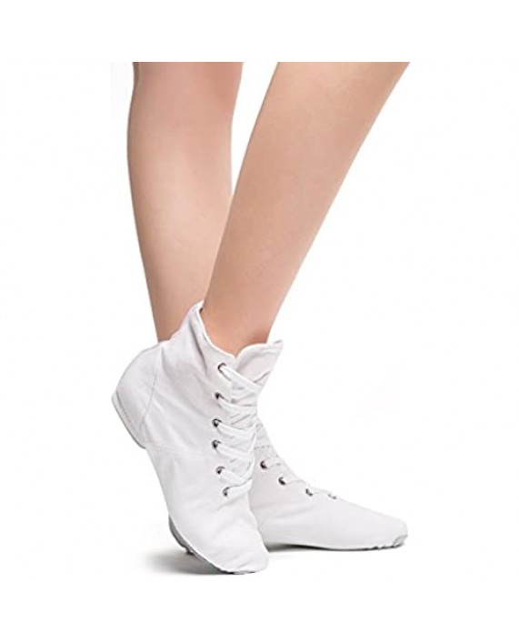 MSMAX Jazz Dancing Sneakers Dance Practice Boots