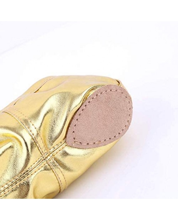 Nexete Ballet Shoe Split-Sole Slipper Flats Ballet Dance Shoes for Toddler Girl Kid Women
