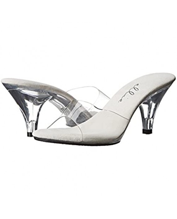 Ellie Shoes Women's Vanity Stage Heels - Peep-Toe 3 Inch Mule
