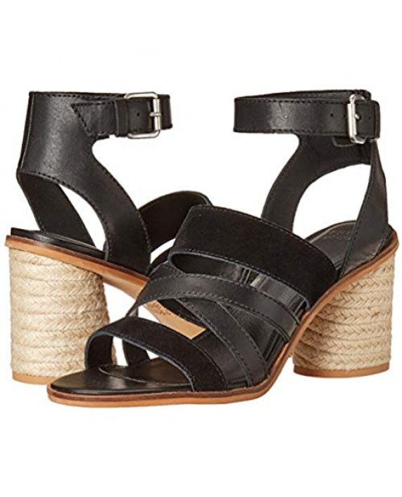 Frye and Co. Women's Leiah Mixed Strap Sandal Heeled