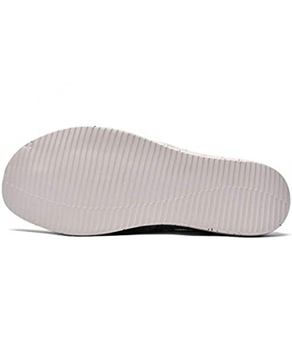 CASMAG Men's Casual Lightweight Slip On Shoes Clog Canvas Mule Loafer Backless Slide Sandal Walking Shoes
