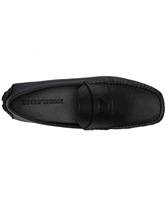 Emporio Armani Men's Logo Drivers Driving Style Loafer
