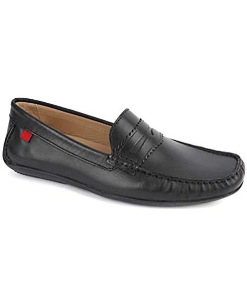 MARC JOSEPH NEW YORK Mens Genuine Leather Casual Slip on Comfort Penny Driver Loafer