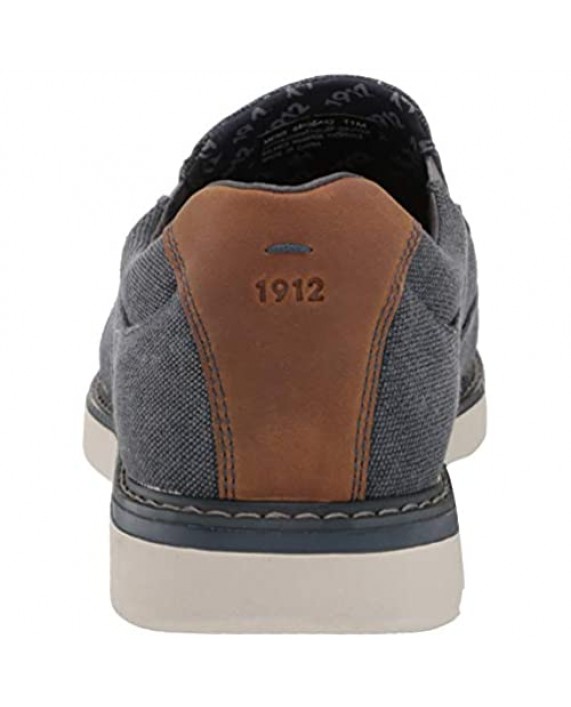 Nunn Bush Men's Bayridge Canvas Moccasin Toe Loafer Lightweight Slip on with Comfortable Soft Gel