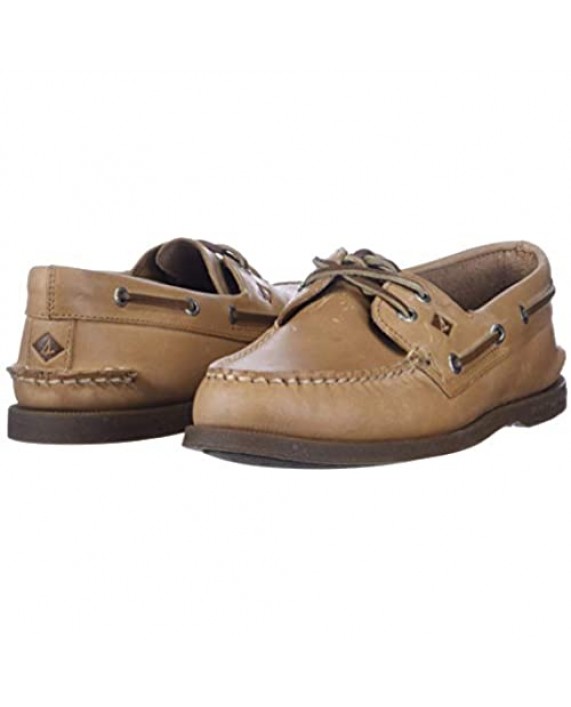 SPERRY Mens Top Sider Mens's A/O Leather Closed Toe Sahara Leather Size 8.5 W