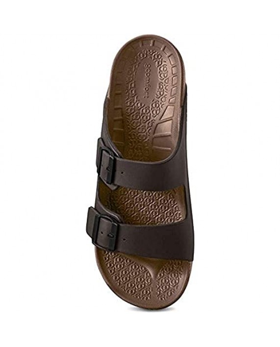 Gravity Defyer Men's G-Defy UpBov Sandal - VersoCloud Multi-Density Shock Absorbing Ortho-Therapeutic Sandals - US Sizes
