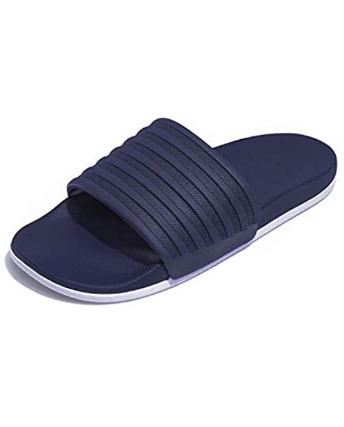 Harvest Land Mens Slides Comfort Sports Sandals Yoga Foam Casual Swim Shoes for Beach Indoor/Outdoor Size 5-14
