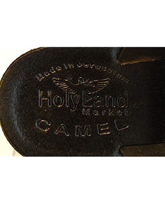 Holy Land Market Unisex Genuine Leather Biblical Sandals (Jesus - Yashua) Black Style II