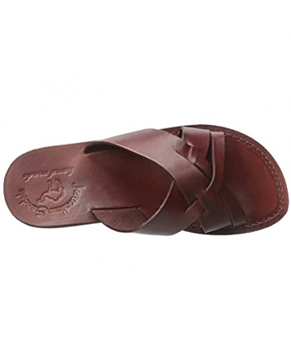 Jesse - Leather Woven Strap Sandal - Mens Sandals