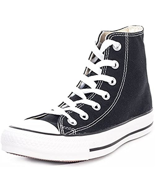 Converse Clothing & Apparel Chuck Taylor All Star Canvas High Top Sneaker Black/White 8.5 Women/6.5 Men