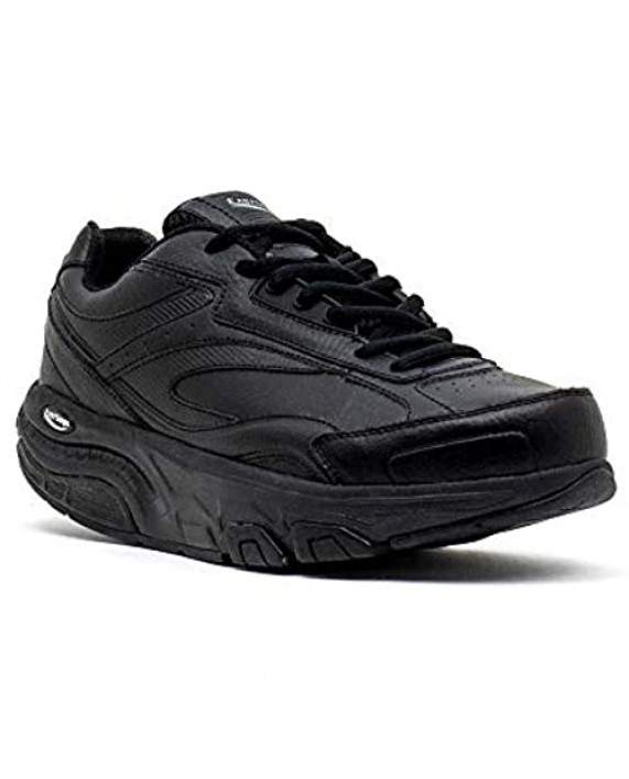 Exersteps Men's Whirlwind Black Sneakers