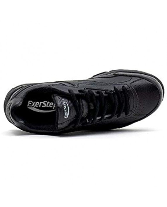 Exersteps Men's Whirlwind Black Sneakers