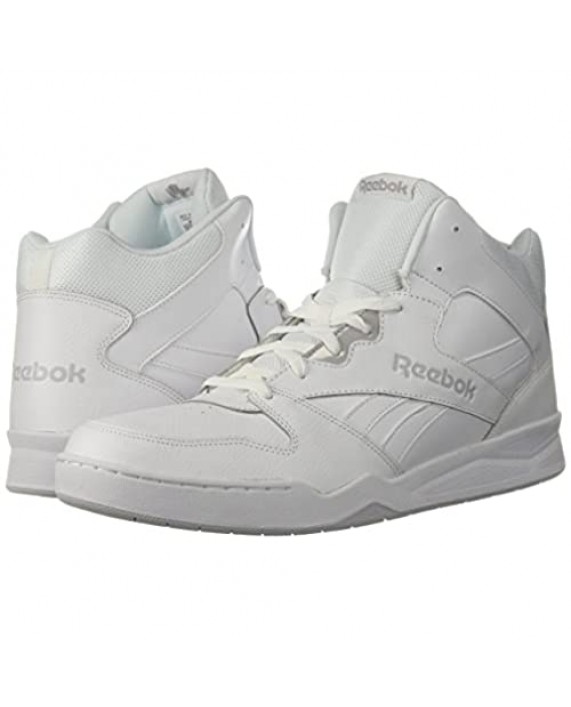 Reebok Men's BB4500 Hi 2 Sneaker White/Light Solid Grey 8.5