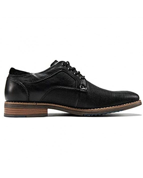Arkbird Men's Lace Up Oxford Genuine Leather Fashion Casual Dress Shoes for Men