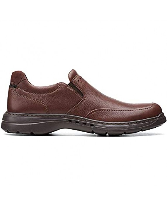Clarks Un Brawley Step Mahogany Tumbled Leather 8.5 EE - Wide