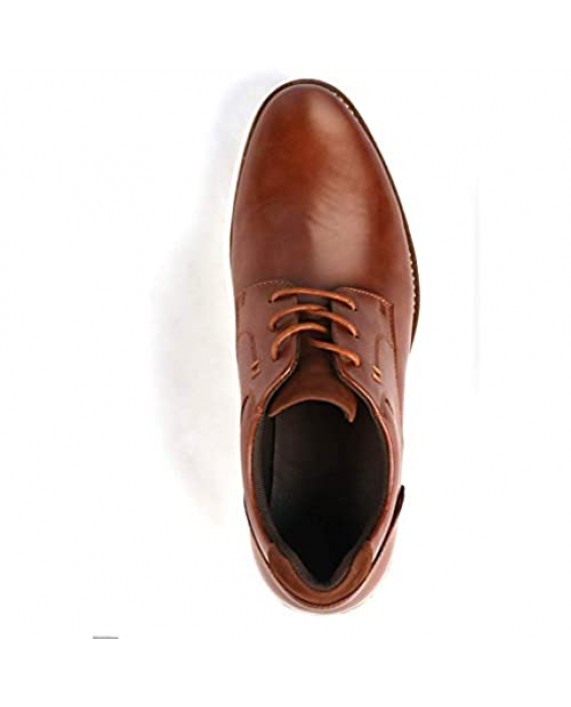 Lucky Way Men’s Leather Shoes Dress Lace Up Series Casual Oxford Shoe