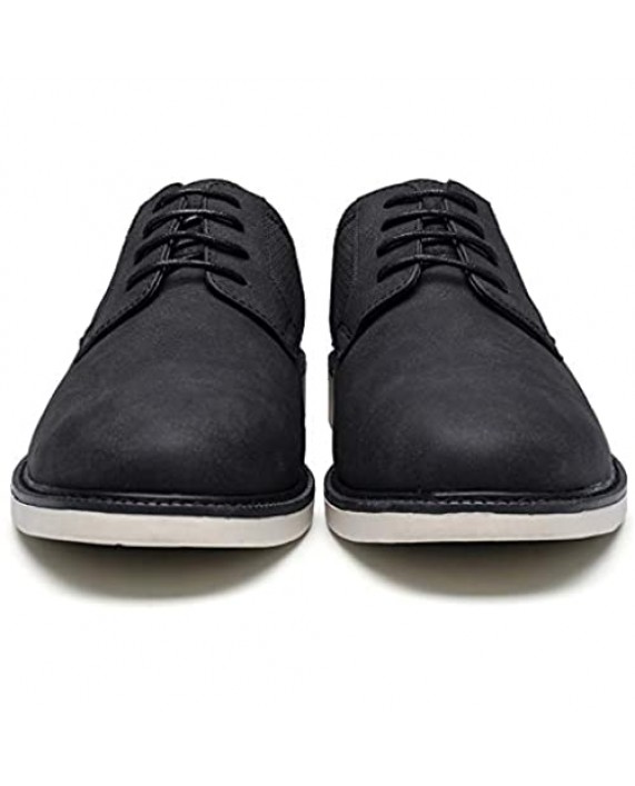 Mens Dress Shoes Men's Classic Modern Formal Plain Toe Oxfords Wingtip Lace Up Dress Shoes Men's Casual Business Shoes Lightweight Comfortable