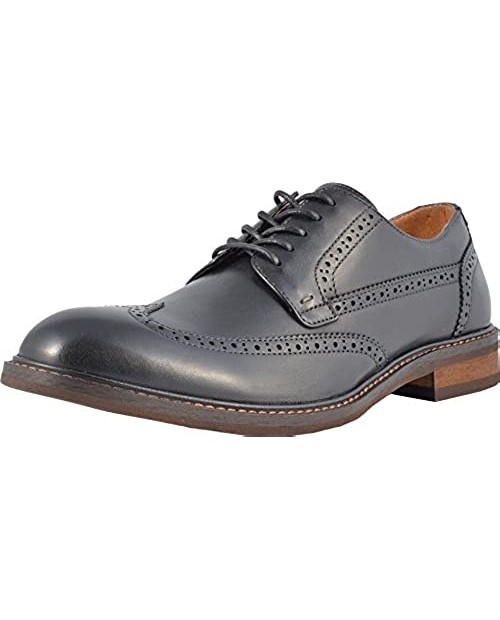 Vionic Men’s Bowery Bruno Oxford Shoes – Leather Shoes for Men with Concealed Orthotic Support