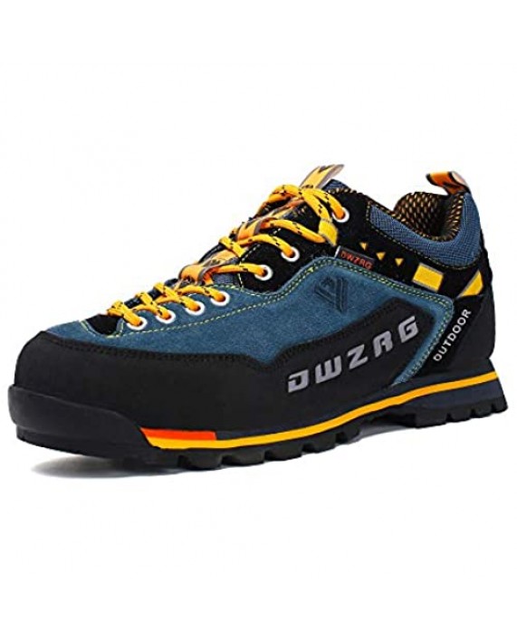 Autumn and Winter Outdoor Shoes Men's Hiking Shoes Waterproof Suede Leather Breathable Lightweight Walking Shoes Leisure Mountain Climbing Shoes