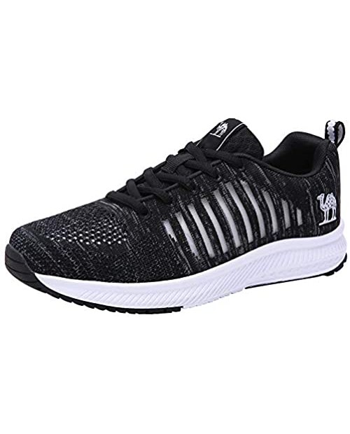 CAMEL CROWN Mens Trail Running Shoes Mesh Comfortable Casual Workout Sneakers Athletic Walking Shoes