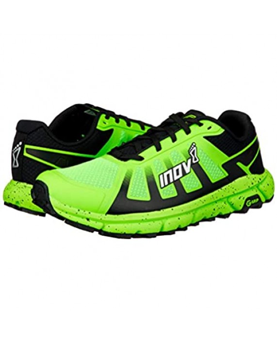 Inov-8 Mens Terraultra G 270 Trail Running Shoes - Zero Drop for Long Distance Ultra Marathon Running - Green/Black