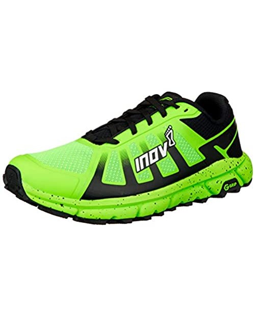 Inov-8 Mens Terraultra G 270 Trail Running Shoes - Zero Drop for Long Distance Ultra Marathon Running - Green/Black