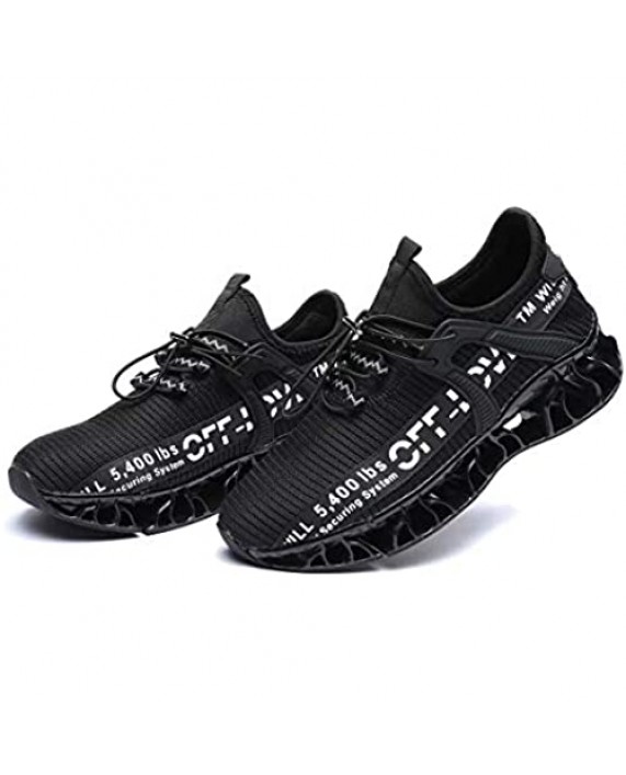 Kapsen Fashion Sneakers Mens Running Shoes Non Slip Athletic Blade Shoes for Men Trainers Sport Shoes