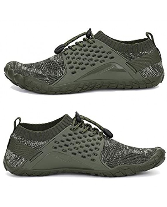 SAJOMCE Mens Womens Trail Running Shoes Minimalist Walking Barefoot Shoes Cross Trainers Hiking Shoes Wide Toe Box