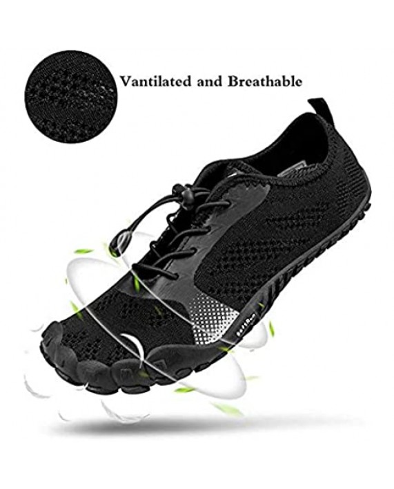Tanloop Trail Running Shoes Lightweight Outdoor Hiking Shoes Cross-Trainer Barefoot Shoes for Men Women